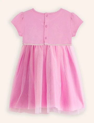 Mermaid Applique Tulle Dress